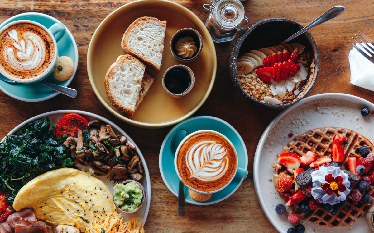 selection for breakfast foods