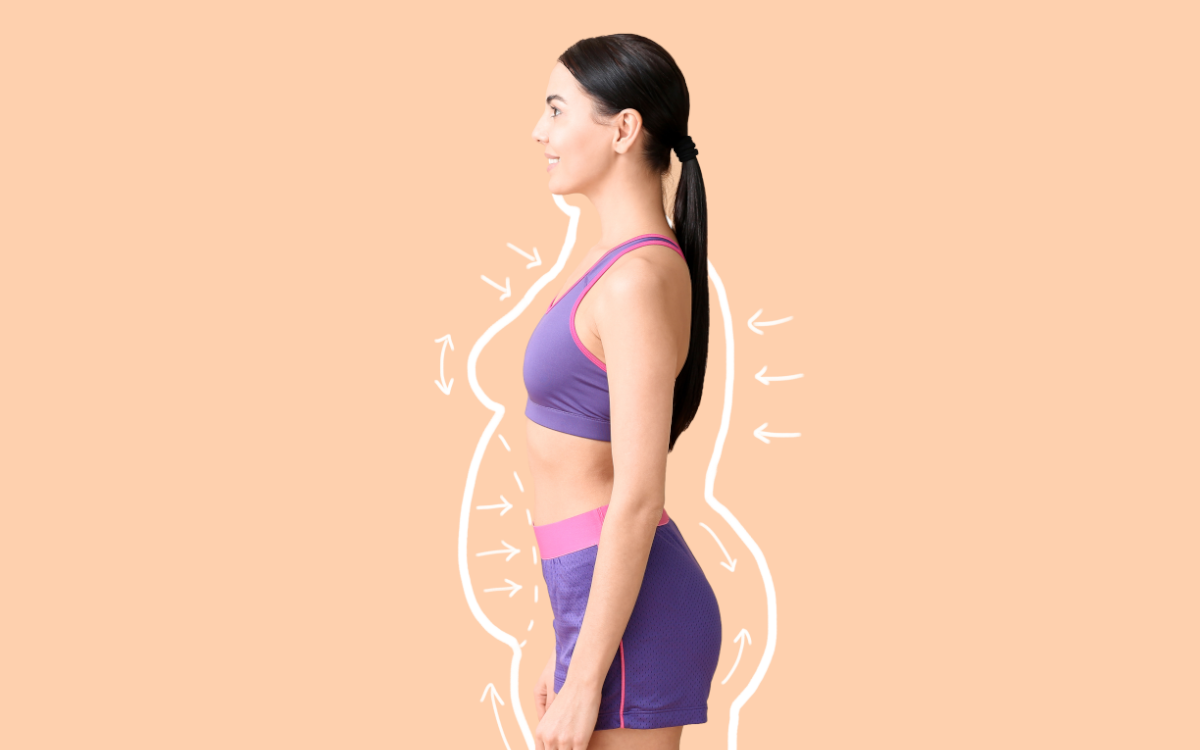 image showing woman's weight loss