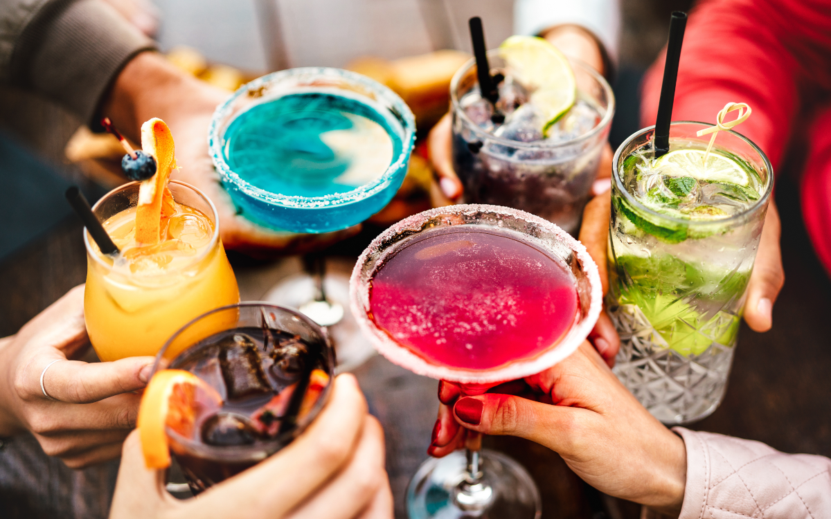 collection of cocktails