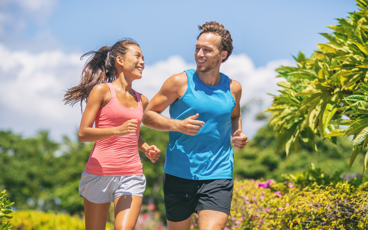 couple running