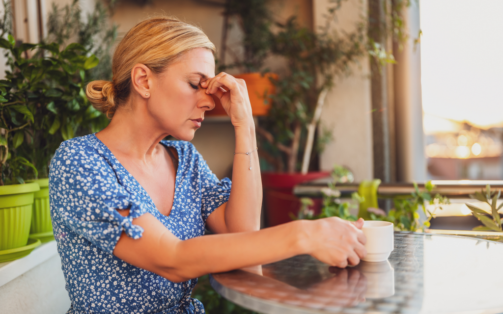Stressed woman